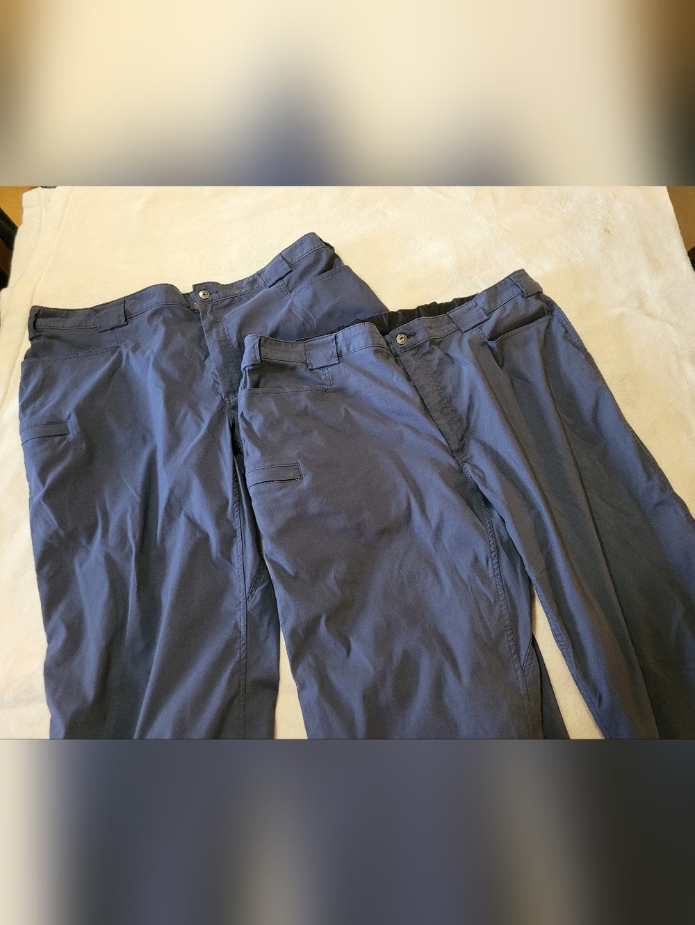 Duluth Trading Co Set Of 2 Navy Blue Work Pants 2XL X 32 Mens